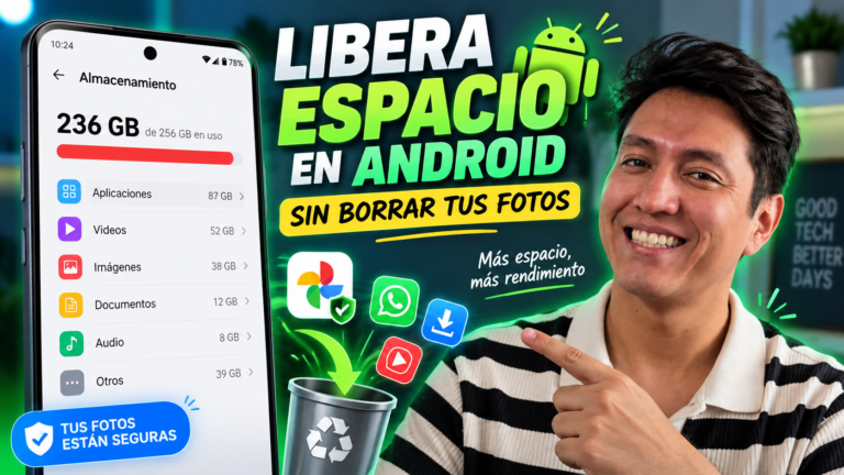 Cómo liberar espacio en Android sin borrar fotos ni archivos importantes