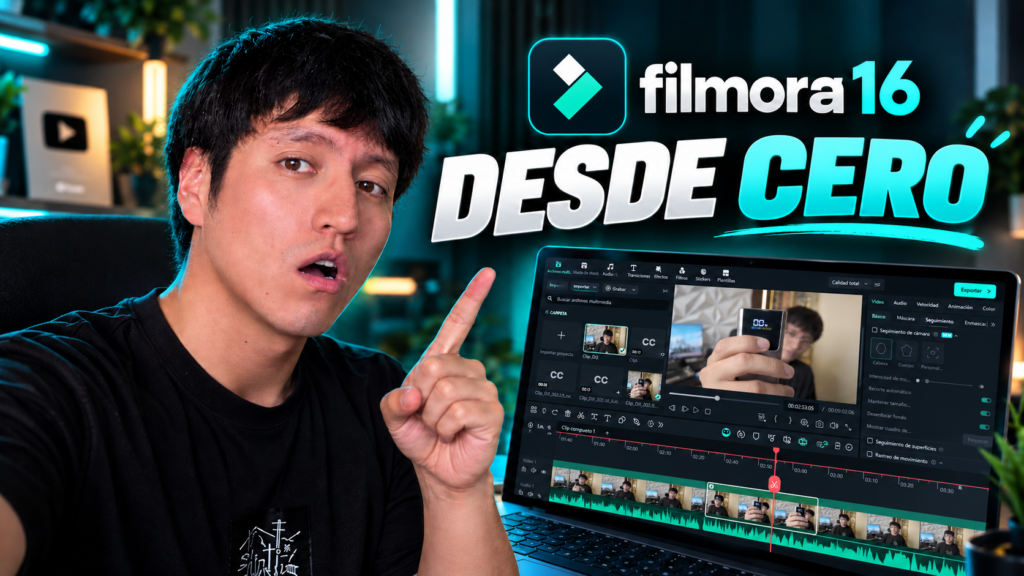 Cómo editar videos desde cero con Filmora 16: guía completa para principiantes